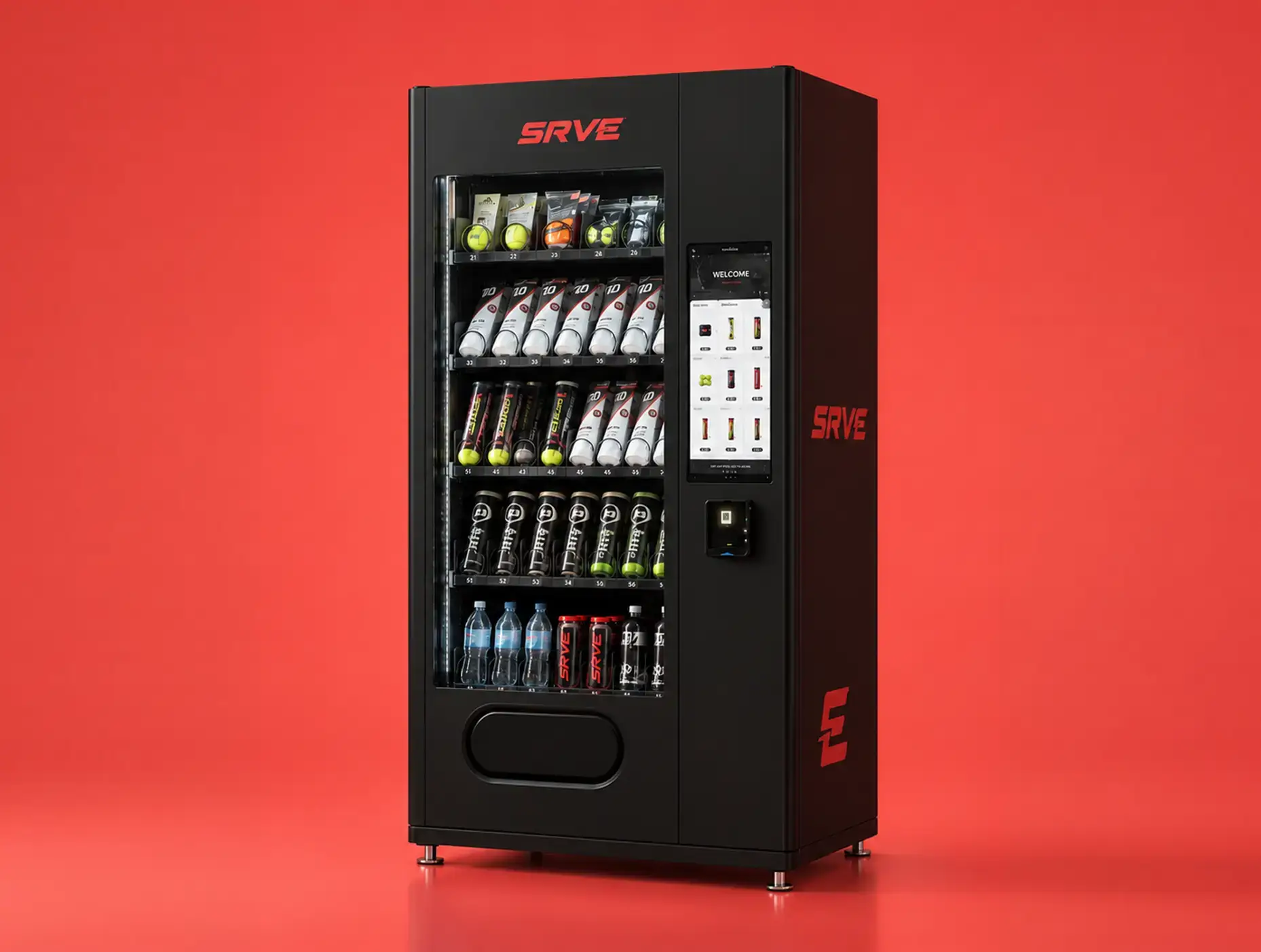 SRVE padel vending machine