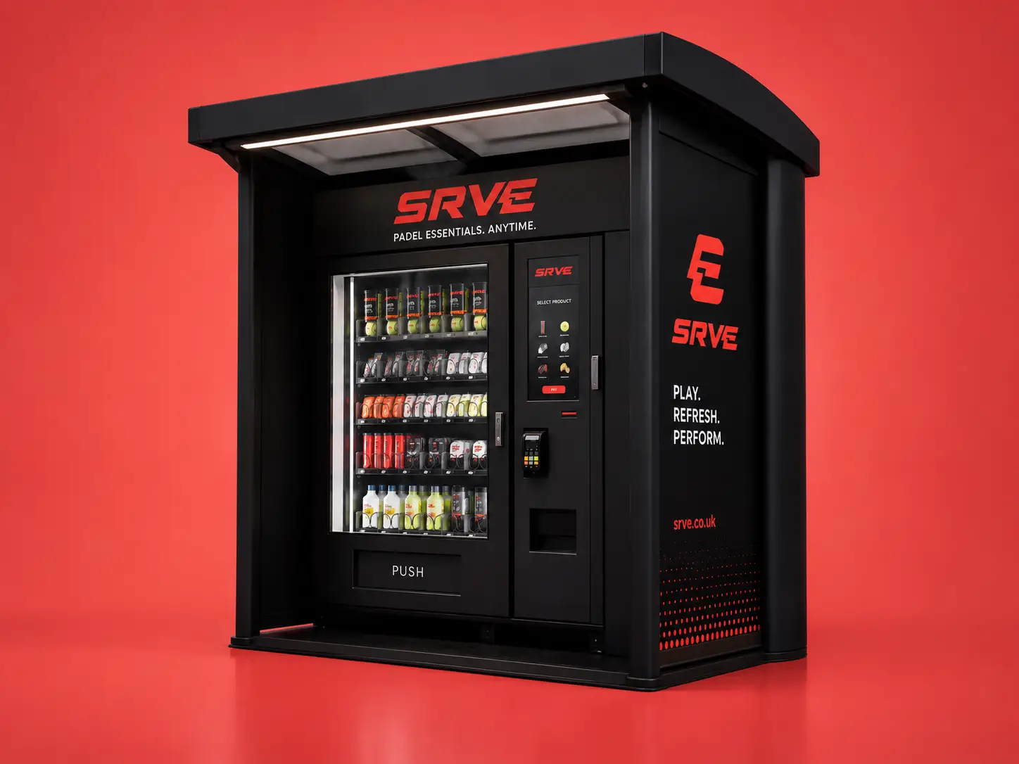 SRVE outdoor vending machine